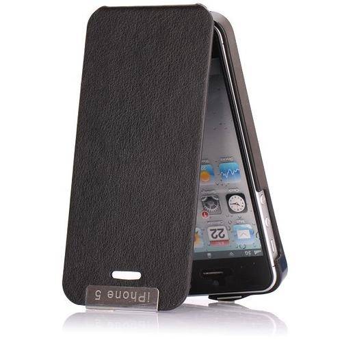***iPhone 5G/S Flip Cover With Magnetic Clasp***Ultra Slim Case***Black ONLY***BRAND NEW***