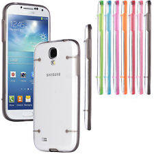 *Samsung Galaxy Note 3 Clear Covers With Gold, Orange & White Trim*Ultra Slim Back Cover*BRAND NEW*