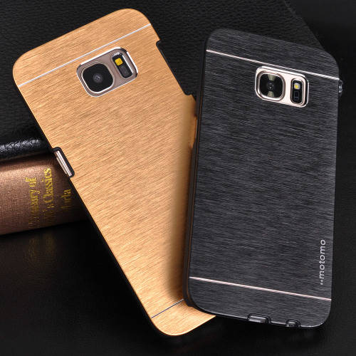 **Samsung Galaxy S7 EDGE Motomo Ino Brushed Metal Case**Ultra Slim**BLACK, GOLD, GREY**BRAND NEW**