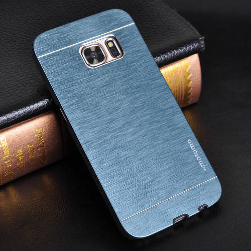 **Samsung Galaxy S7 EDGE Motomo Ino Brushed Metal Case**Ultra Slim**BLACK, GOLD, BLUE**BRAND NEW**