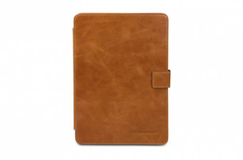 *IPAD AIR COPENHAGEN LEATHER FOLIO STAND COVER & TEMPERED GLASS*BLACK COVER ONLY*