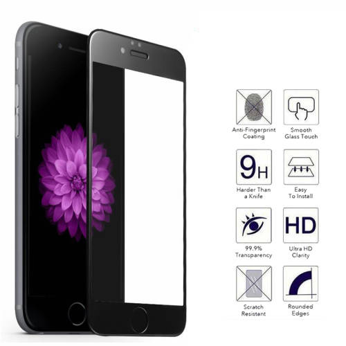 **iPhone 6 / 6s /6 Plus FULL 3D CURVED Tempered Glass Screen Protection*FREE TPU BACK COVER**