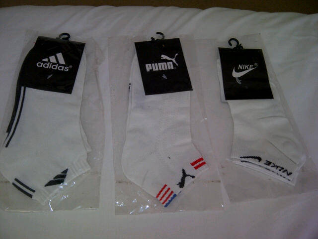 ***3 x 3 packs of Ladies/Mens/Kids Socks, Addidas, Puma and Nike***