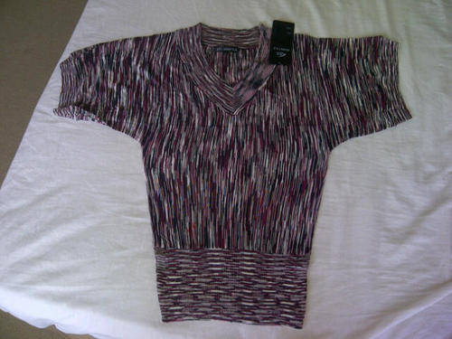***Brand New Purple/Maroon Ladies Stretch Top***