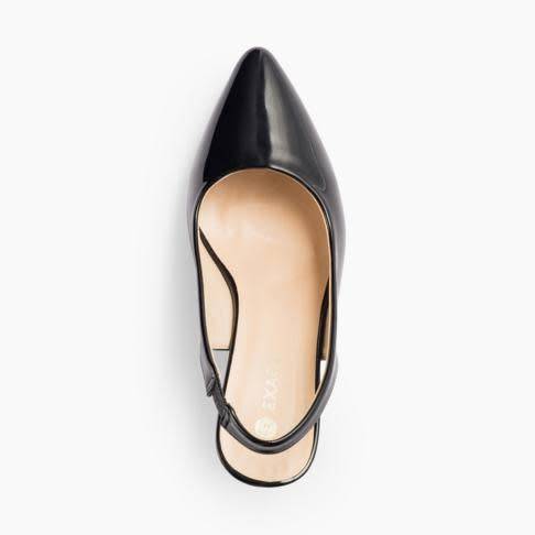 Women's Slingback Heel :Black : sizes available : size 4  SA (Uk): ladies