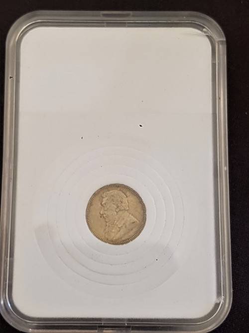 ZAR KRUGER 1896 THREE PENCE 3D IN SLAB