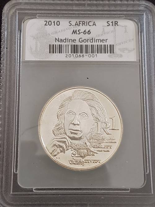 2010 NADINE GORDIMER MS66 GRADED
