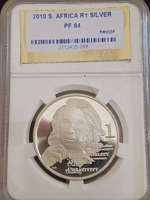 2010 NADINE GORDIMER PF64 GRADED