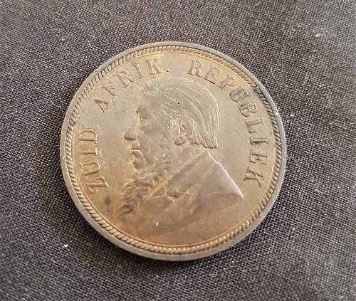 ZAR KRUGER 1898 PENNY IN BEAUTIFUL CONDITION
