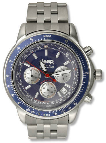 BRAND NEW & GENIUNE JEEP MENS CHRONOGRAPH - WATER RESISTANT WATCH