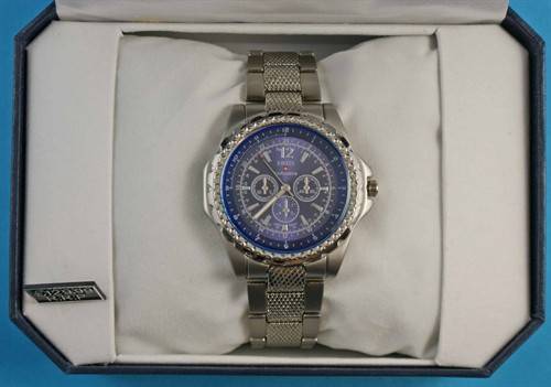 Brand New Mens SWISS Explorer watch - Blue face - NO RESERVE - BARGAIN