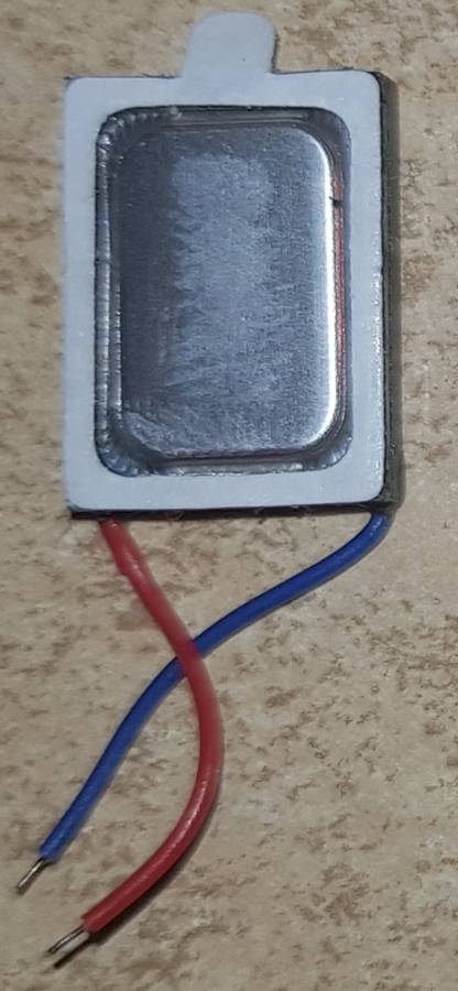 Speaker [Sugar Cube][15x11x3.5mm] For DCC Sound Decoder 8 Ohm 1 Watt