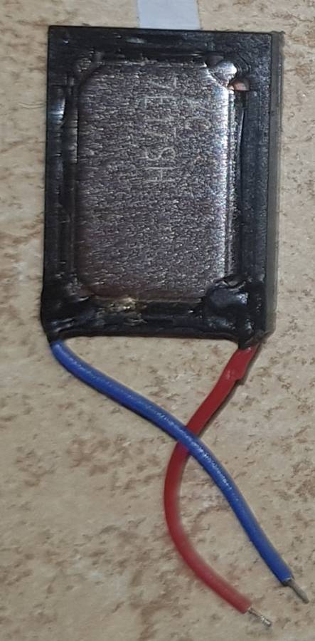Speaker [Sugar Cube][15x11x3.5mm] For DCC Sound Decoder 8 Ohm 1 Watt