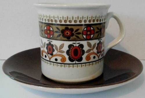 RETRO - Ridgway Coffee Cups and Saucers