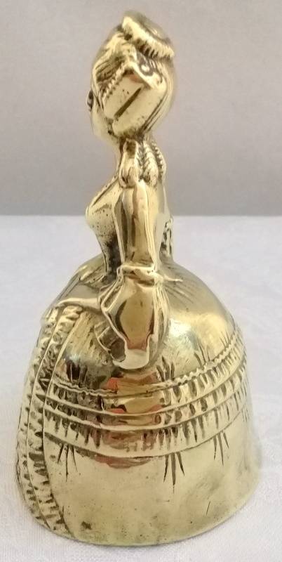 Vintage Brass bell or victorian woman figurine - wonderful piece