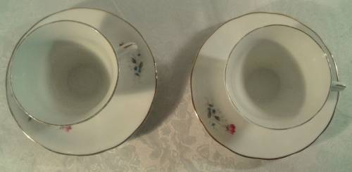 Vintage Tea Cups Duo's (two)