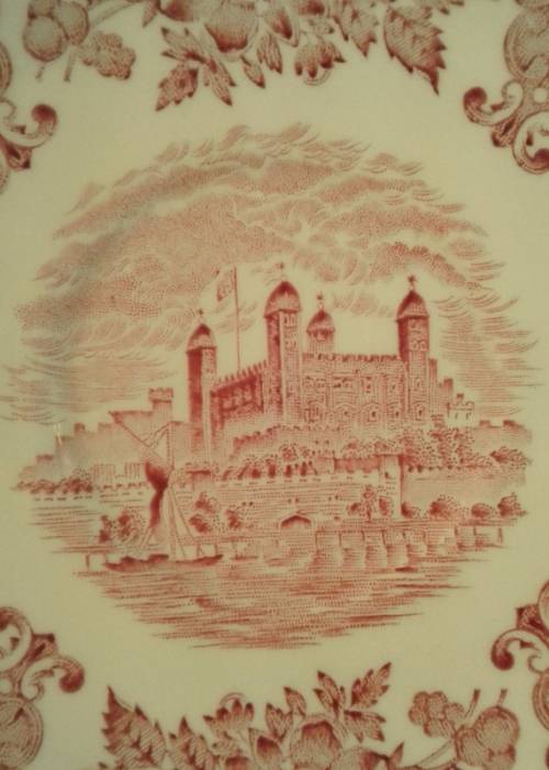 Enoch Wedgwood - Royal Homes of Britain - large saucer