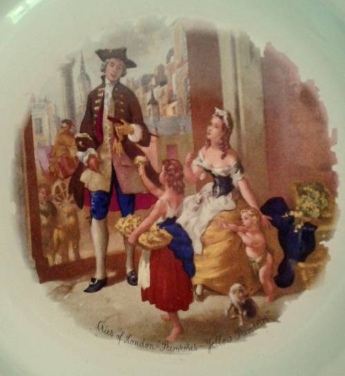 WILLSGROVE WARE POTTERY - Cries of London Primroses - Yellow Primroses