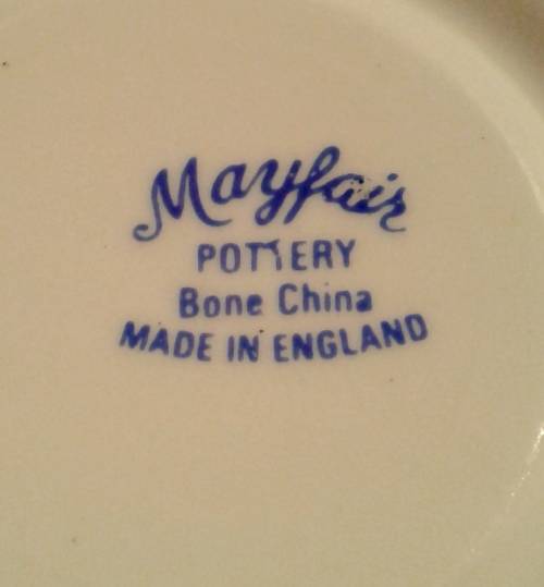 Charming Vintage Mayfair Duo - Bone China Made in England