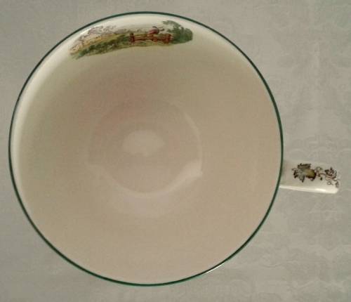 Unique Art Deco Oversized Tea Cup and Saucer Copeland - Spode's  Byron
