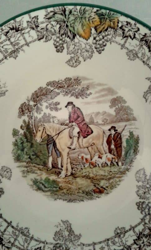 Unique Art Deco Oversized Tea Cup and Saucer Copeland - Spode's  Byron