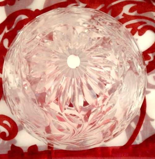 Magnificent Rose Cut Crystal Lamp (please read description)