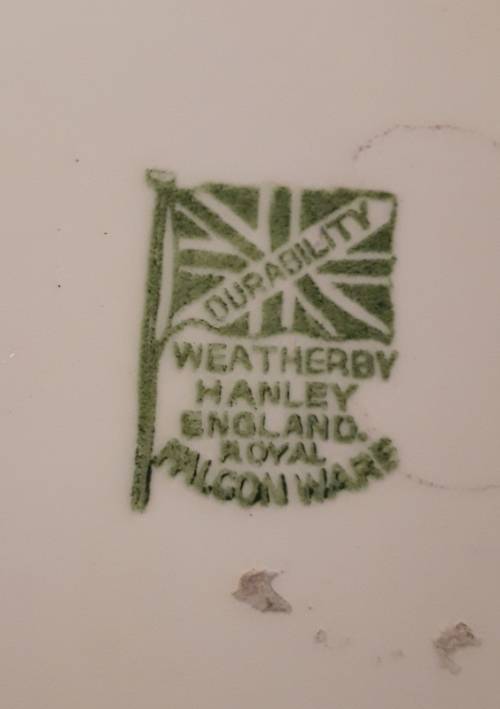 Weatherby Handley England stunning plate Flying Pheasant Design