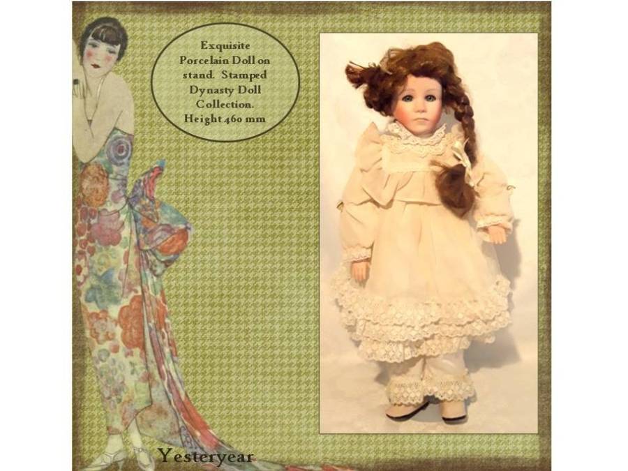 Vintage Collectable Dynasty Porcelain Doll