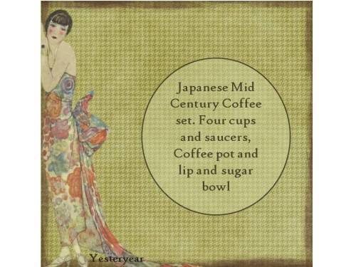 Japanese Mid Century Coffee Set