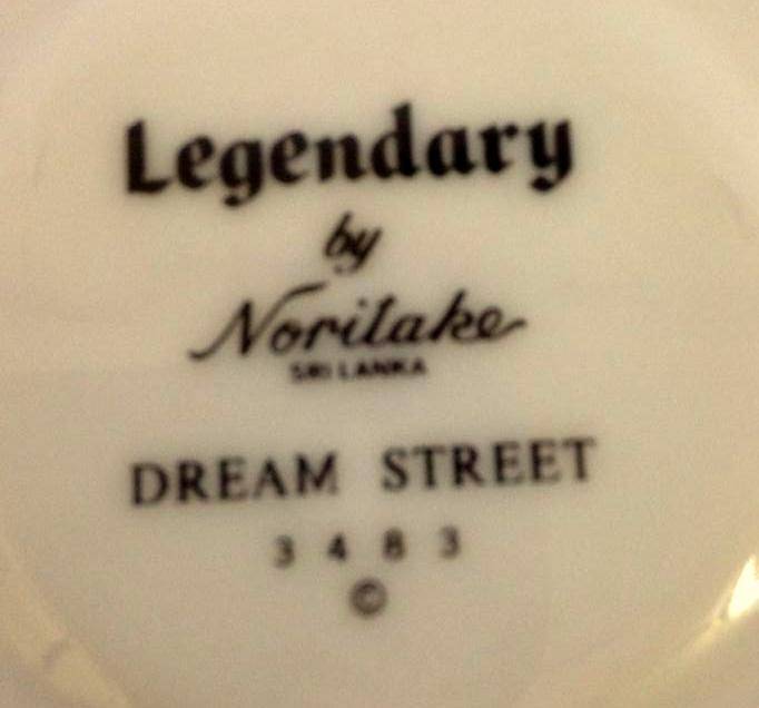 Noritake Legendary Dream Street Demitasse Coffee Cups and Saucers
