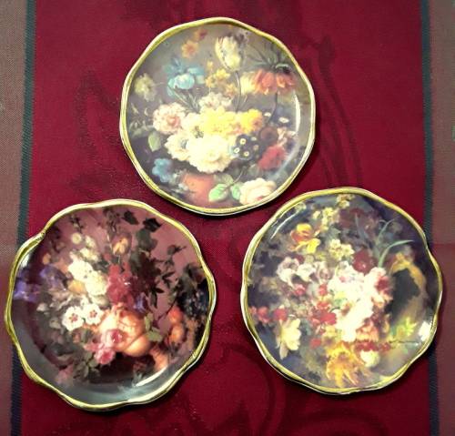 Miniature English Bone China Display plates