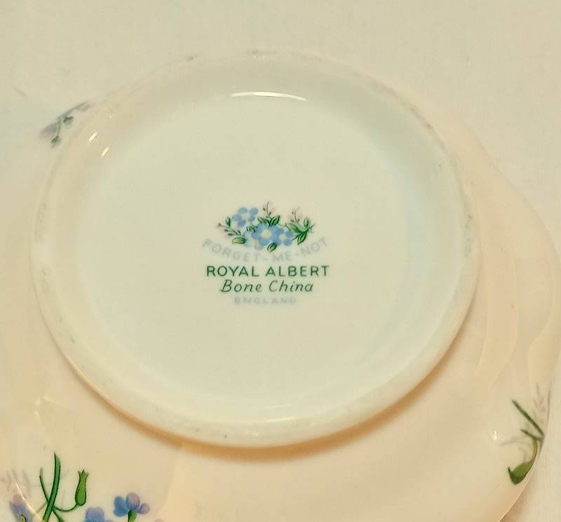 Royal Albert Forget me Not Creamer & Sugar Bowl