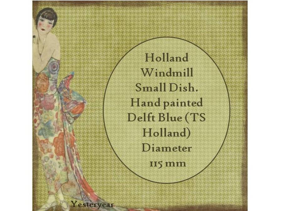 Holland Windmill Small Dish