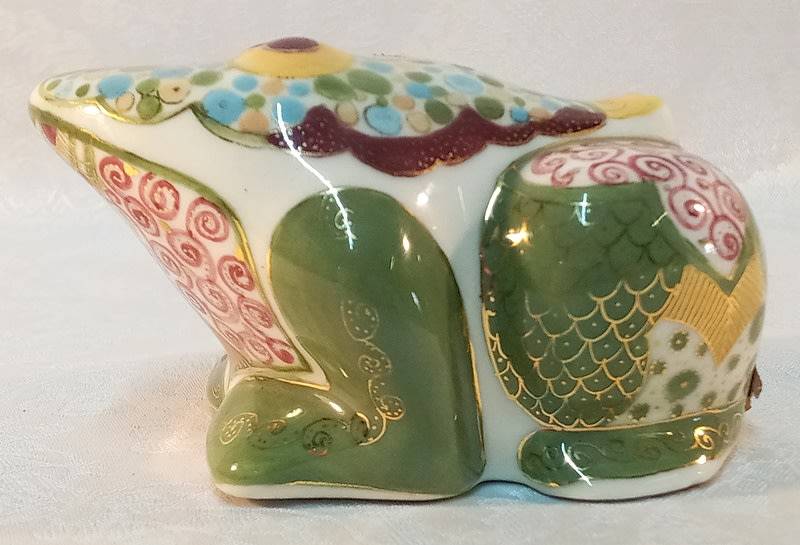 Colourful Frog ornament  Zimbabwean  Origin