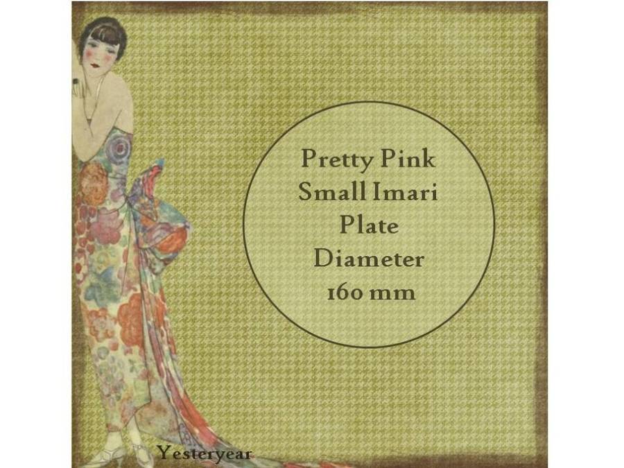 Pretty pink Imari Small Plate