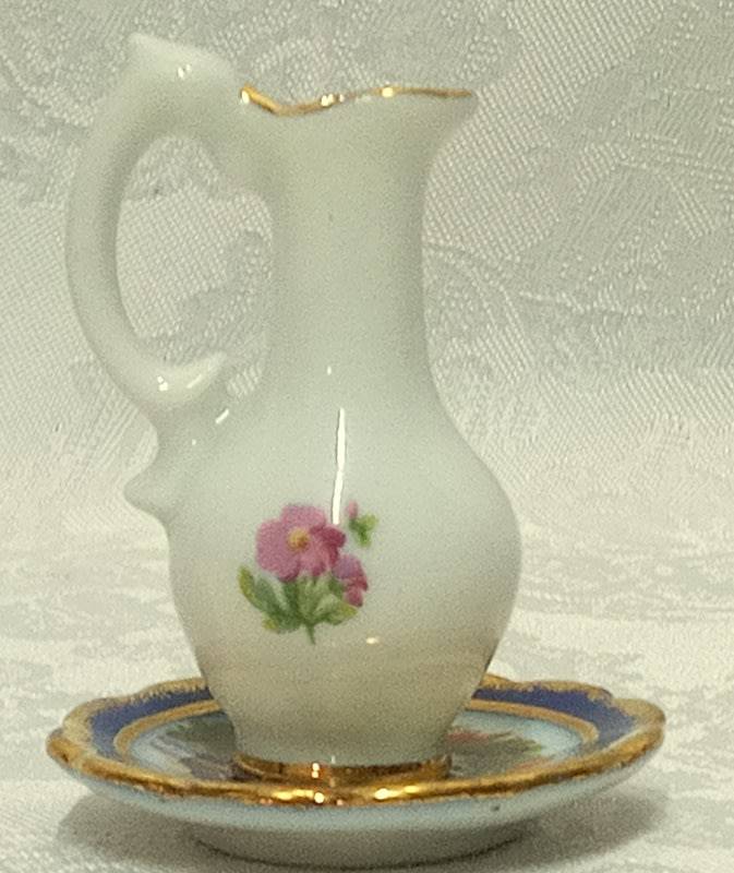 Miniature Limoges Jug & Plate