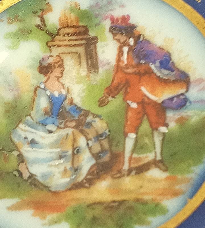 Miniature Limoges Jug & Plate