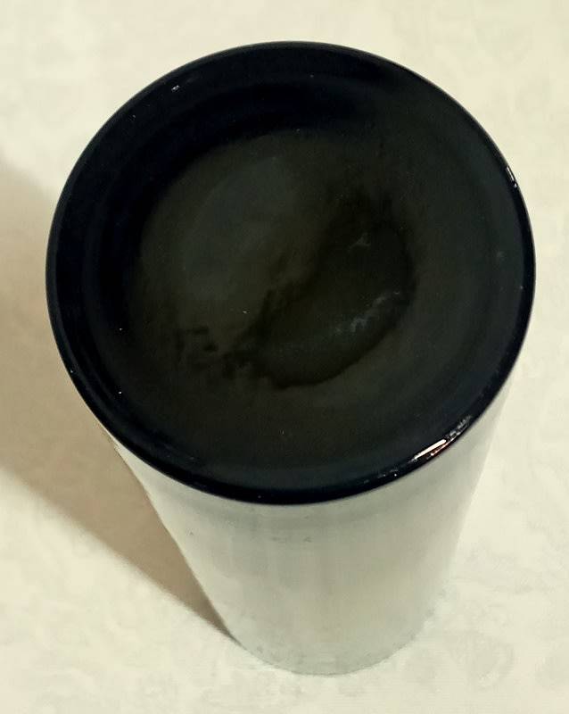 Italian Deep Grey Cylindrical Vase - Set of three