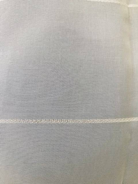 CLASSY WHITE & SILVER  VOILE CURTAIN ** 5m x 230cm ** Hurry dont get LEFT  *  READY TO HANG
