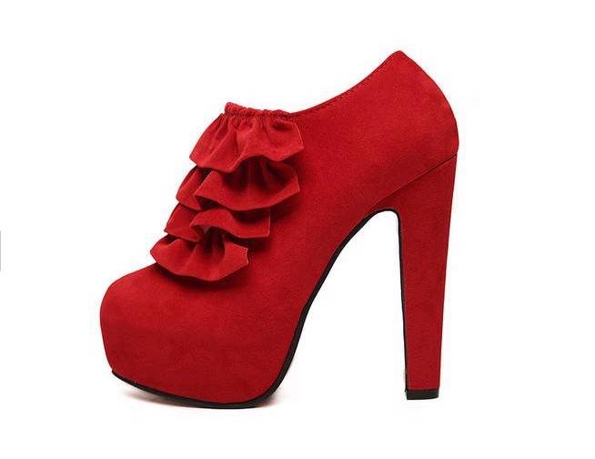 Special Design Thick Heel Booties - 2 Colours