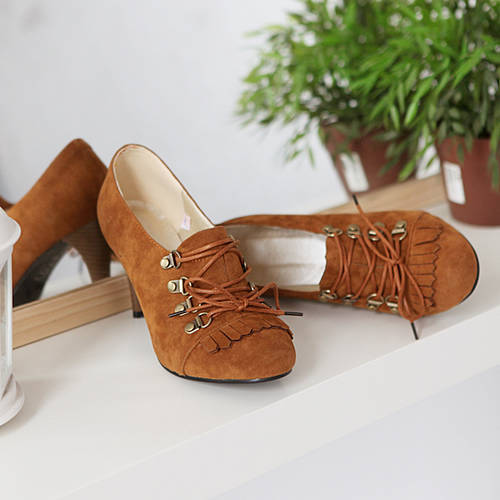 !!NEW!! Romantic Bohemian Style high-heeled shoes Tan (Size 2-8)