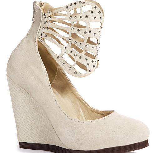 !!!NEW!!! Designer Wedges in Genuine Leather Beige ( Size 2 - 6 )