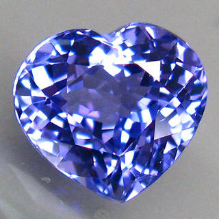 1.34ct- GISA CERTIFIED (R11 390.00) - Heart cut TANZANITE  VVS