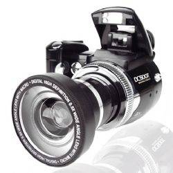 12 Mega Pixel Pop-Up Flash Zoom Digital Camera with Wide-Angle Lens