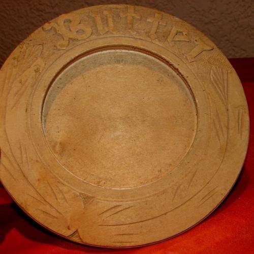 Vintage Wooden Butter Mold-Dia. 16 cm