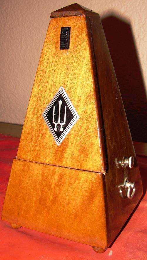 Wittner Traditional Metronome in Mahogany wood-Made in Germany