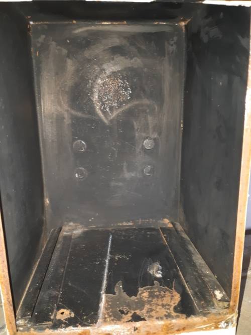 Vintage SA Railway Services SARS red one way Railway signal Lantern with inside  burner