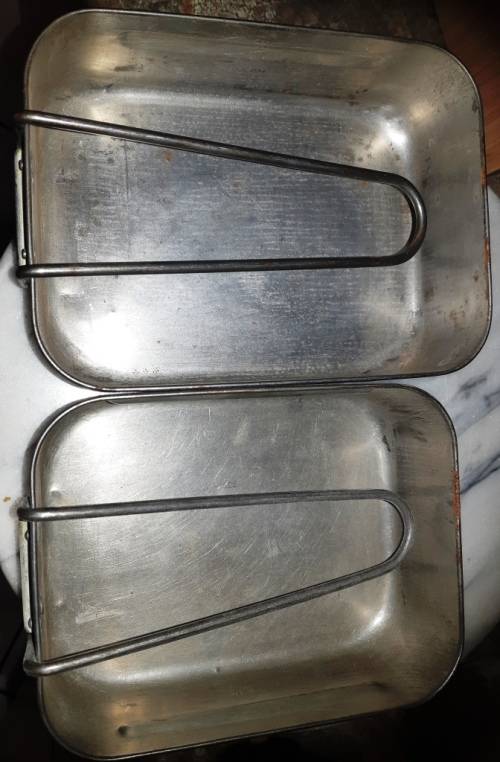 Very old military metal dixie-stamped MB 2-41-good condition