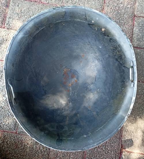 Old SADF "Staaldak" hard Metal Helmut without inner