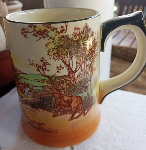 Beautiful Spotless Royal Doulton Rustic England Porcelain Mug - H 12 cm-TD 8 cm